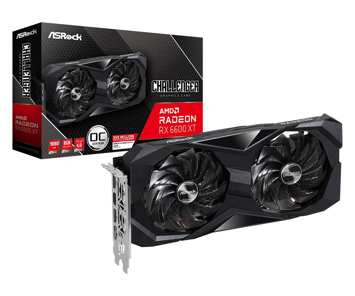 ASRock AMD Radeon RX 6600 XT Challenger D 8GB OC